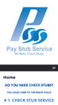 Mobile Screenshot of paystubservice.com